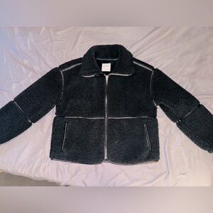 Abercrombie & Fitch Women's Sherpa Mockneck Full-Zip